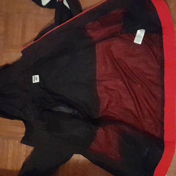 XXL Black and Red FILA Windbreaker - Picture 2 of 2